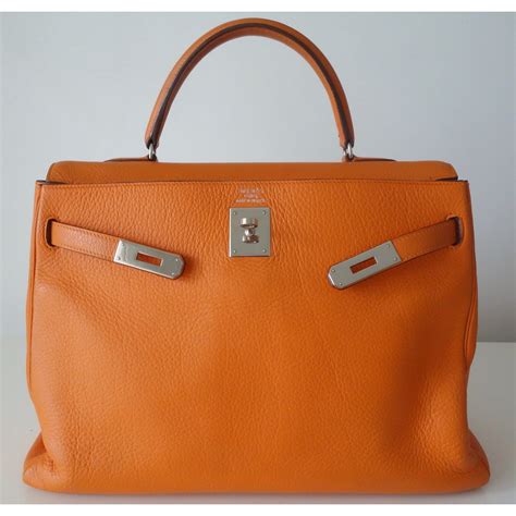 kelly hermes bag orange|hermes kelly 25cm bag.